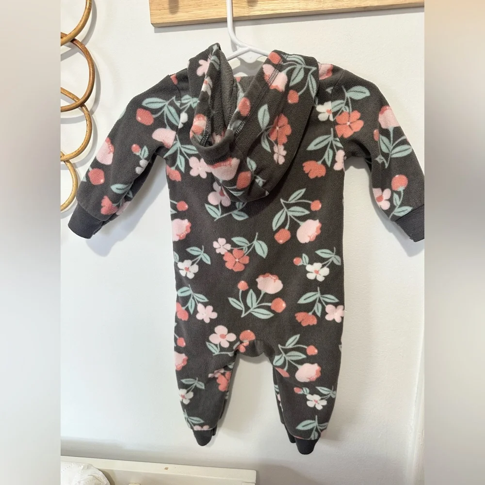 Warm Hooded Baby One Piece - Picture 3 of 3